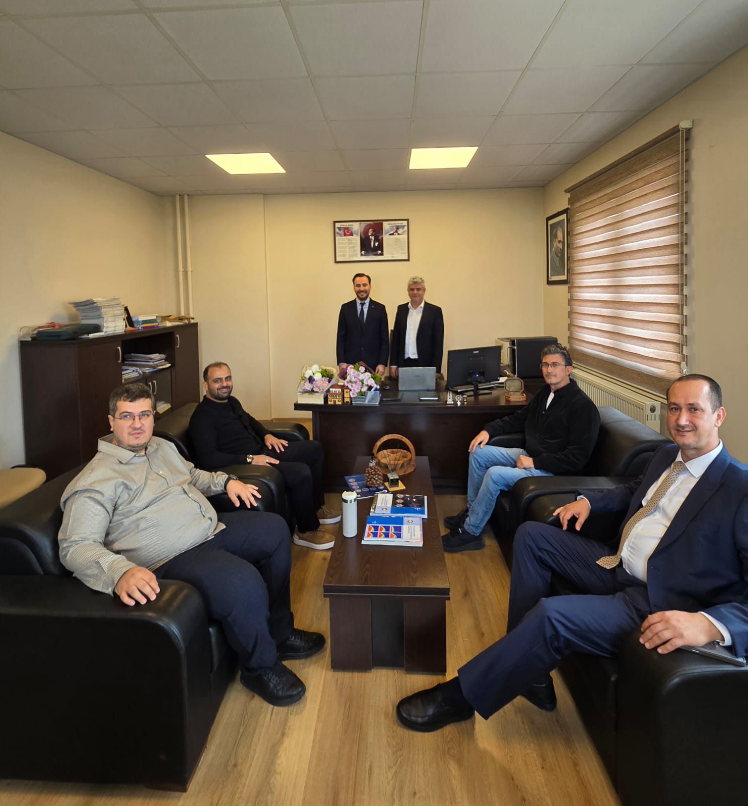 Makine Mühendisliği Bölüm Başkanlığında devir teslim töreni